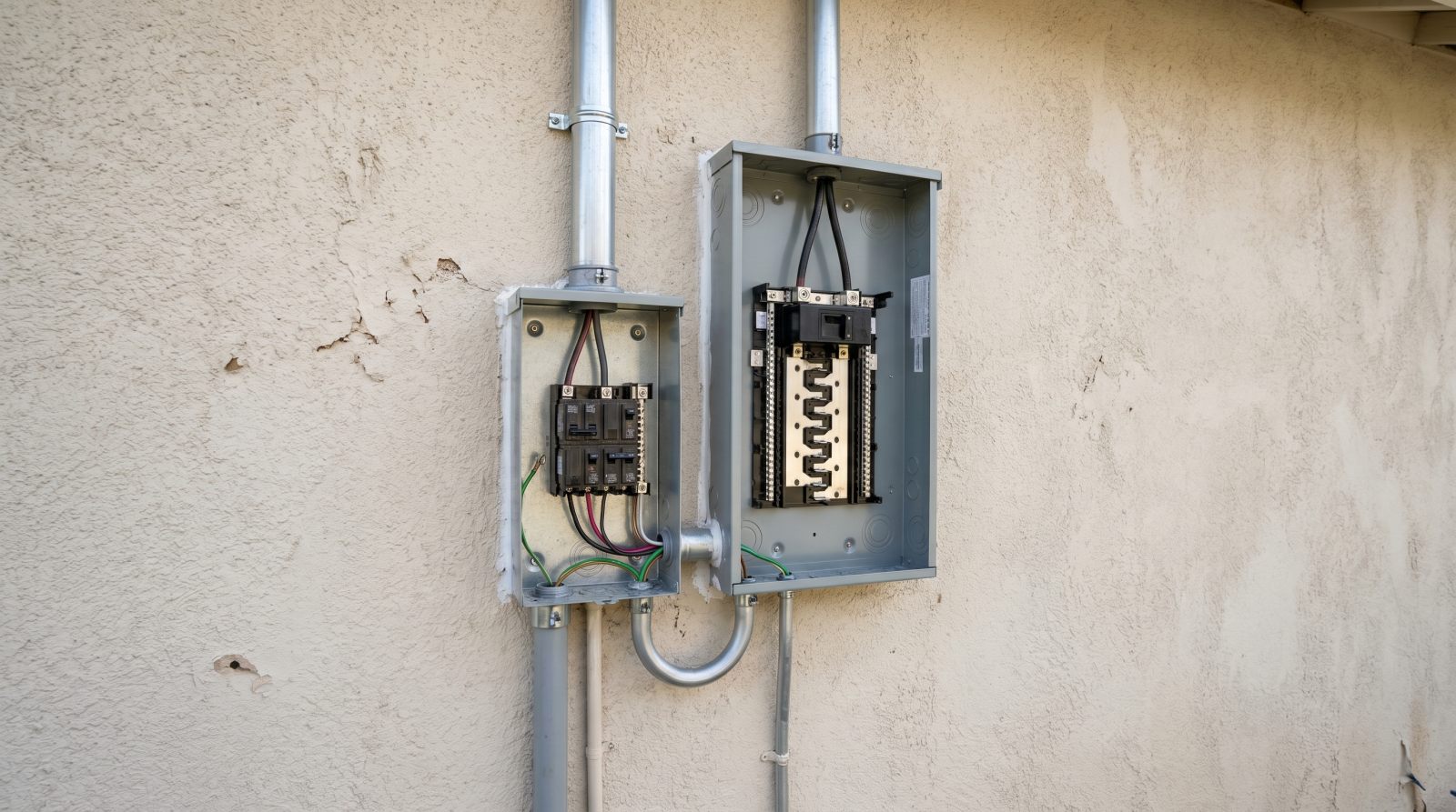 Commercial EV charger installation at a Southern California business