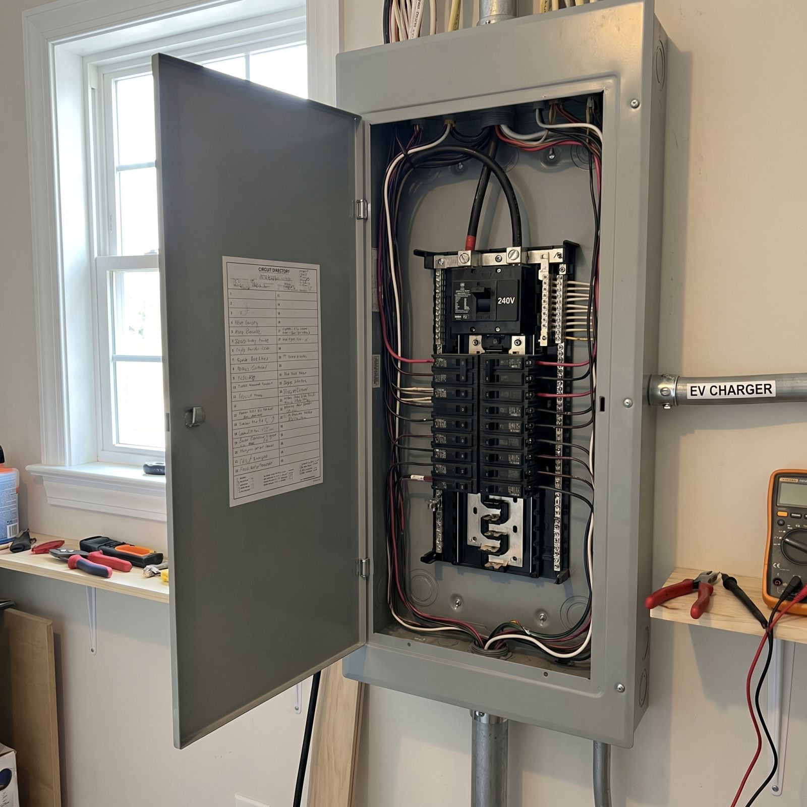 EV Charger Installation: panel & power prep