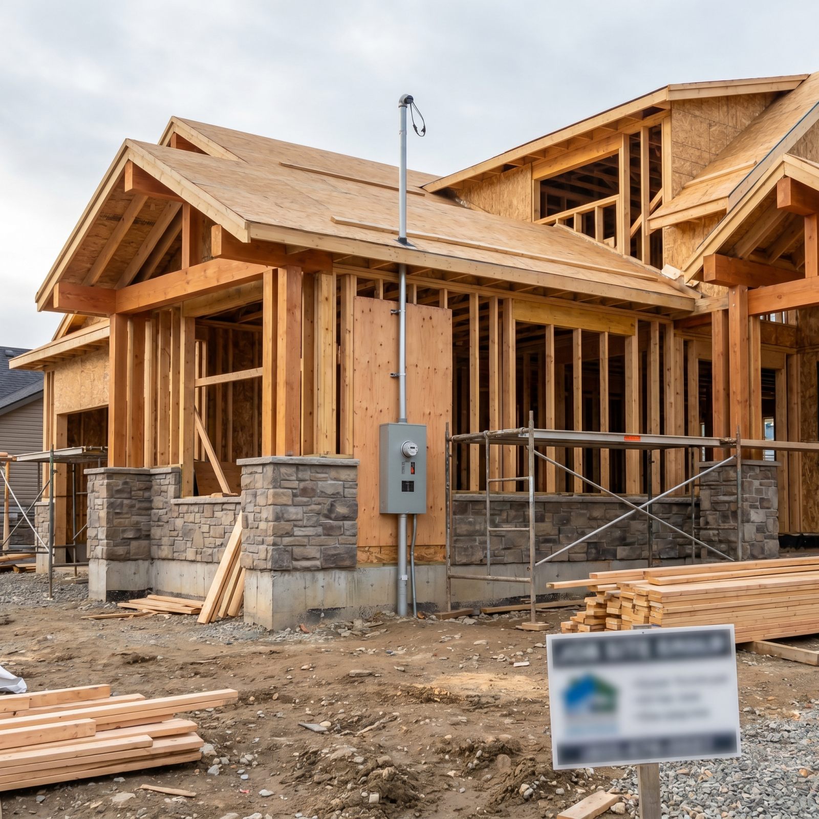 New Construction: residential builds